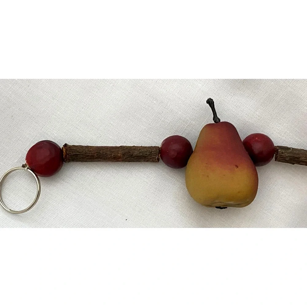 Vtg Pear Fruit Berry Twig ~ Fall Christmas Decorative Garland 108
